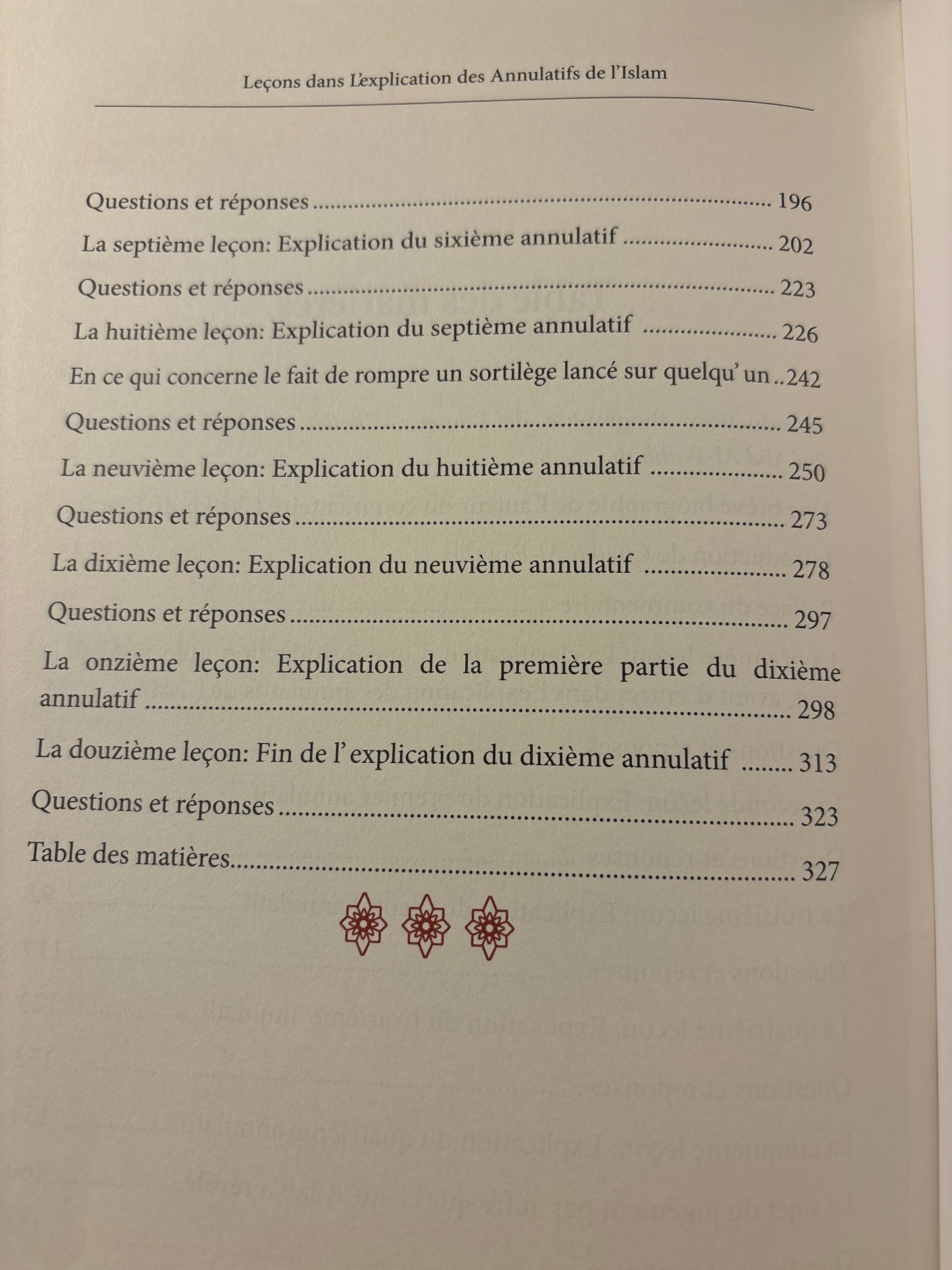Leçons Dans L'explication De L'épître Des Annulatifs De L'Islam