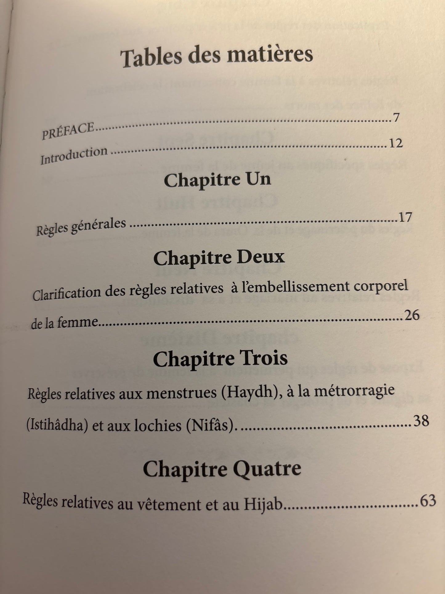 Règles De Jurisprudence Relatives À La Femme Musulmane
