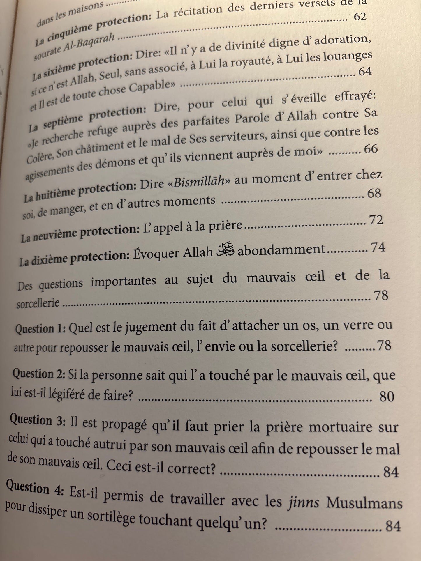 Dix Causes De Protection Contre La Sorcellerie Et Le Mauvais Œil