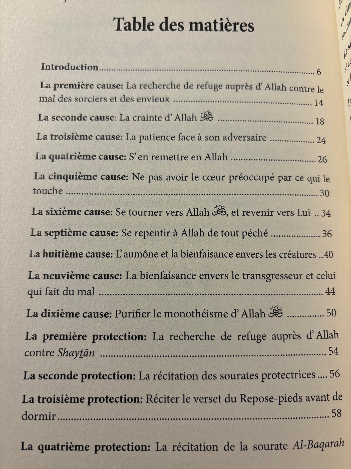 Dix Causes De Protection Contre La Sorcellerie Et Le Mauvais Œil